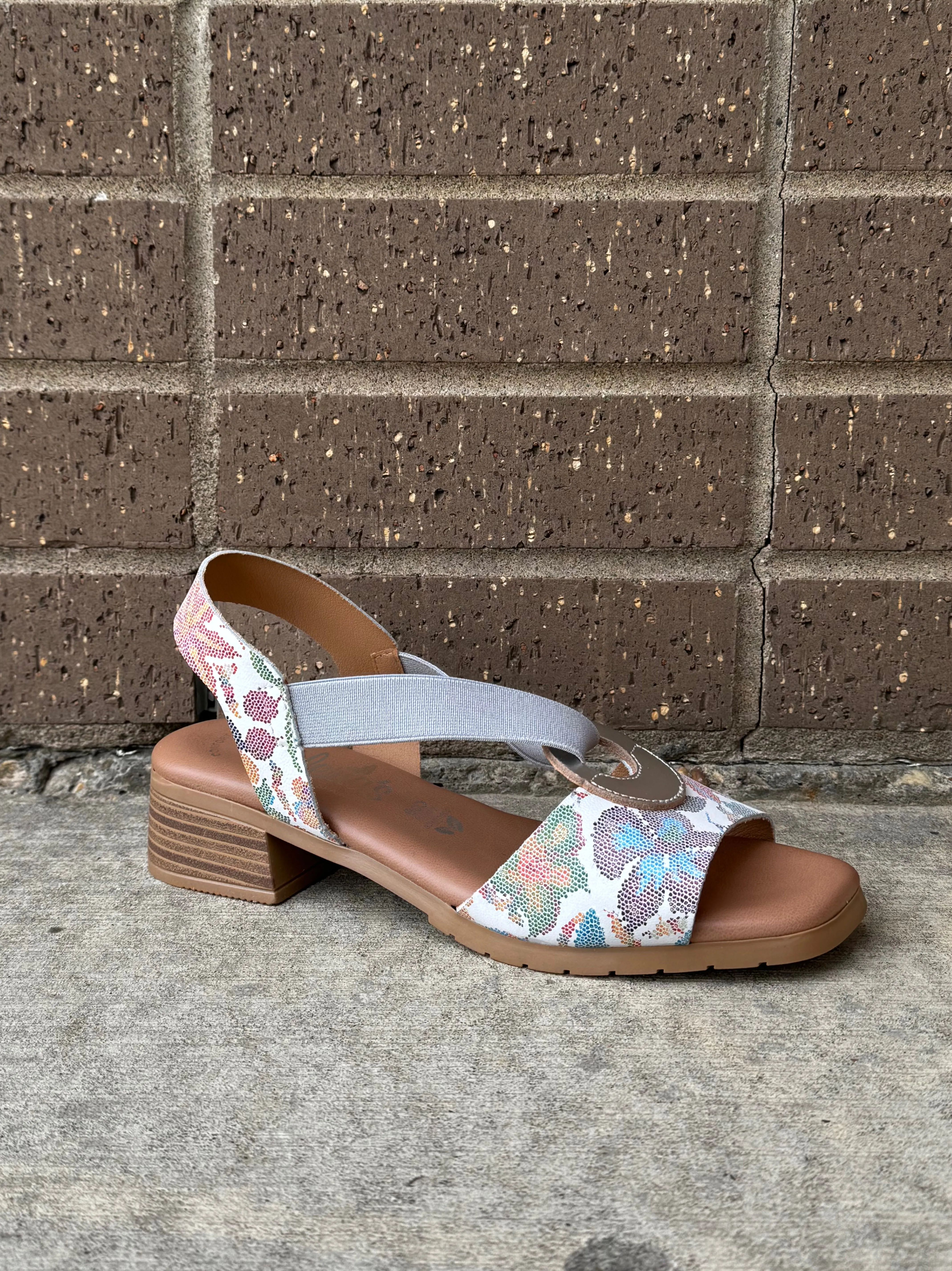 2108 Natural Print Sandal