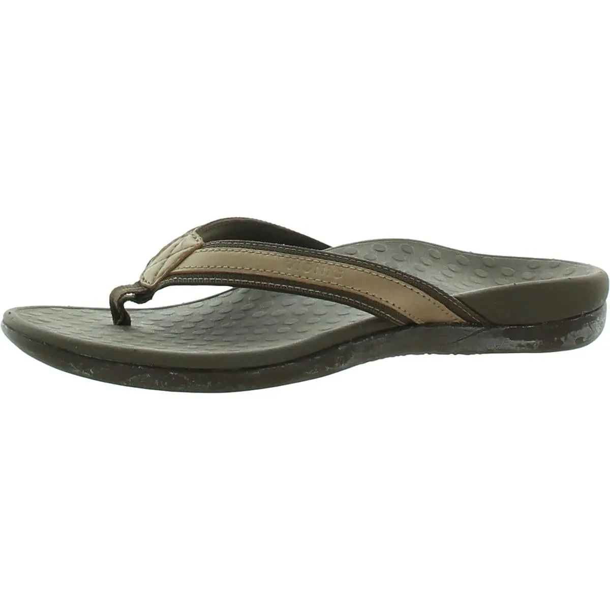 44 Tide ll Womens Leather Slip On Slide Sandals