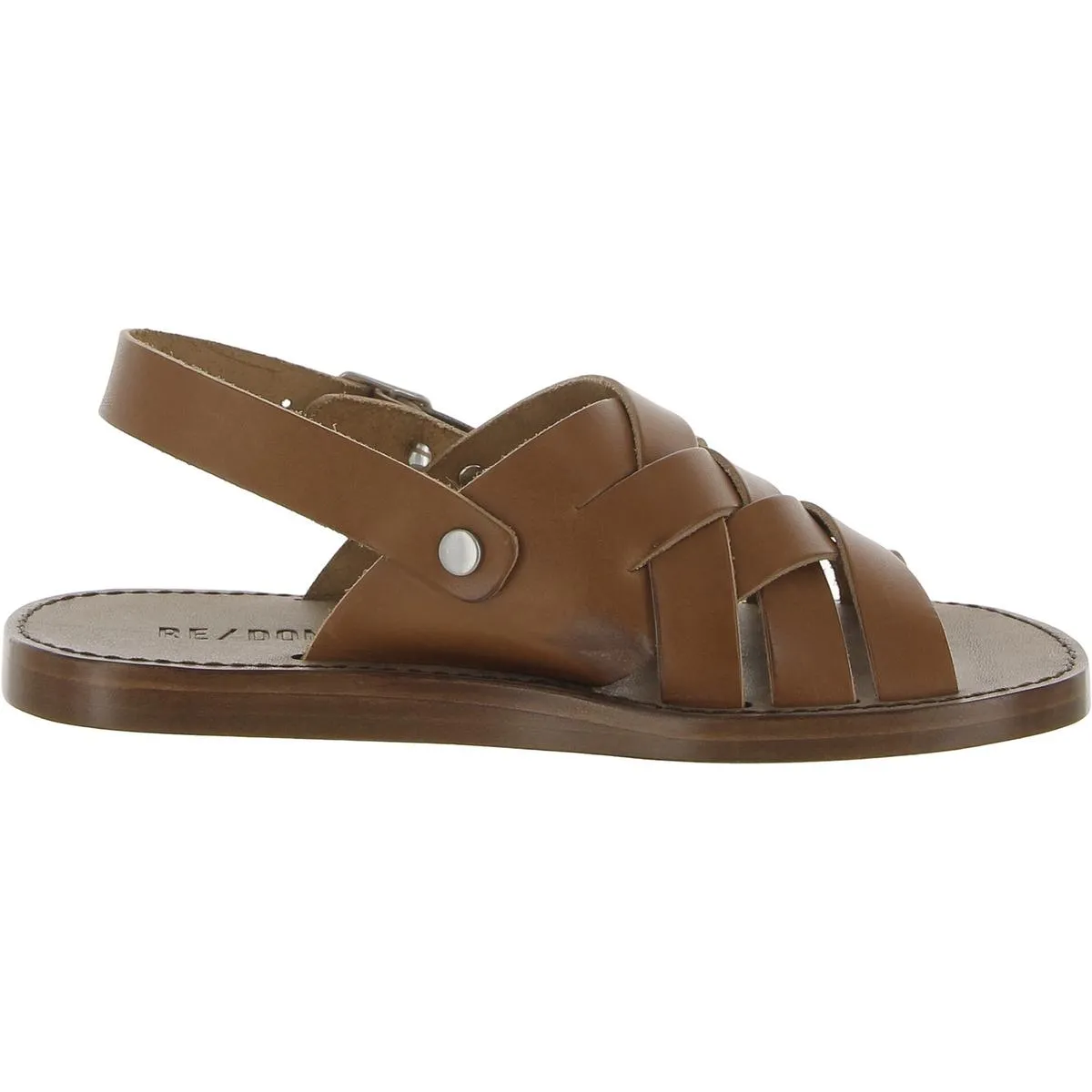 90s Fisherman Womens Leather Slip On Fisherman Sandals