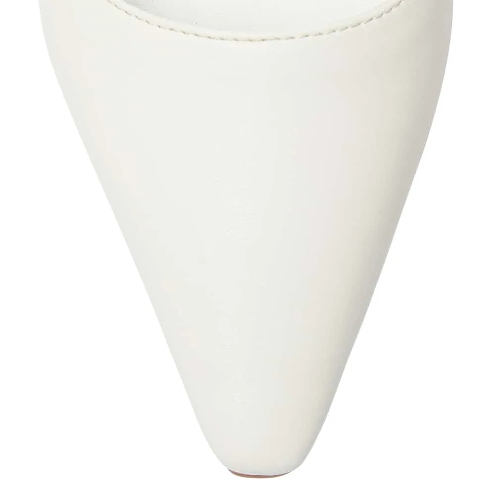 Abella Heel in White