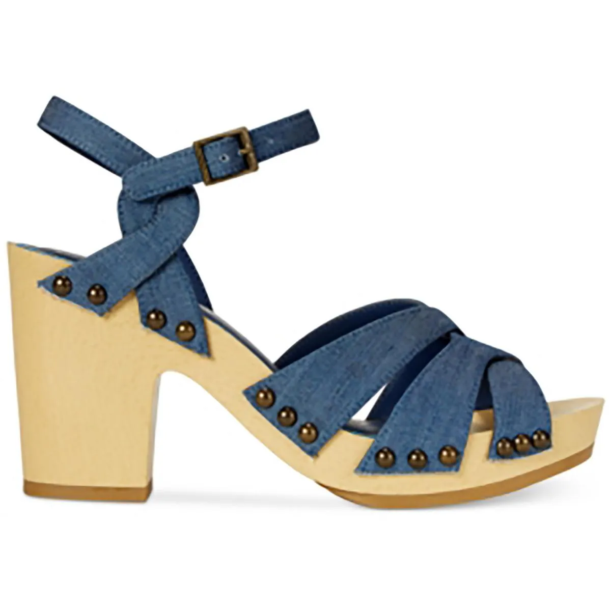 ACASSIDY Womens Criss-Cross Manmade Ankle Strap