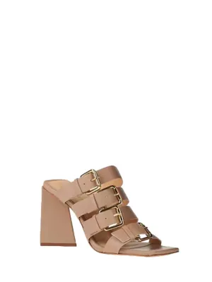 Adira Dress Heel Sandals In Taupe