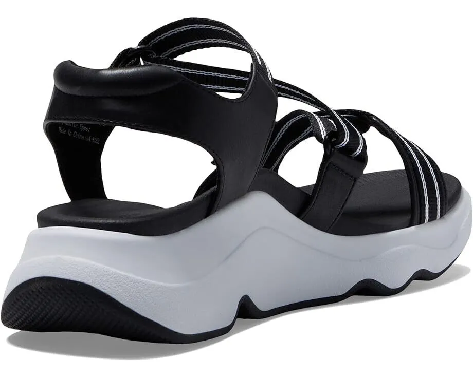Aetrex Marz Sandals Women's US 9-9.5 Black Adjustable Strap Outdoor KHD1050