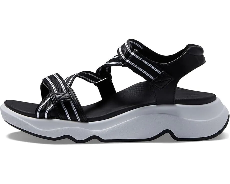 Aetrex Marz Sandals Women's US 9-9.5 Black Adjustable Strap Outdoor KHD1050
