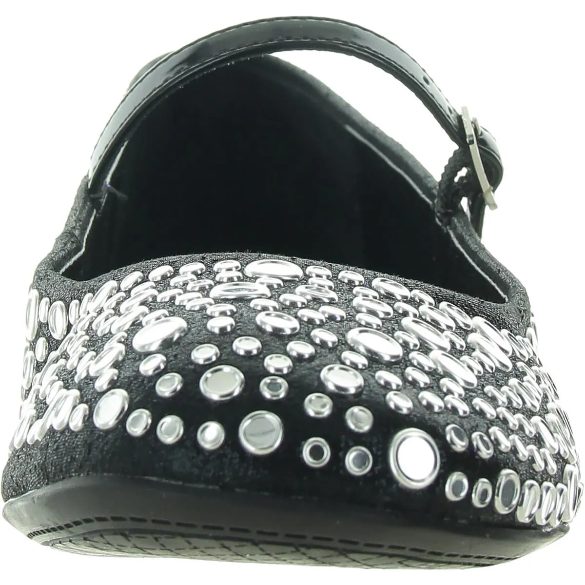 AILITHA Womens Embellished Man Made Mary Janes