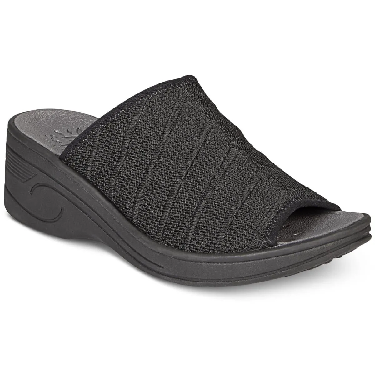 Airy Womens Comfy Slip On Wedge Sandals
