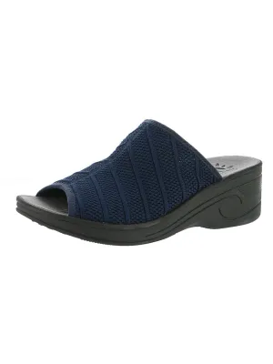 Airy Womens Comfy Slip On Wedge Sandals