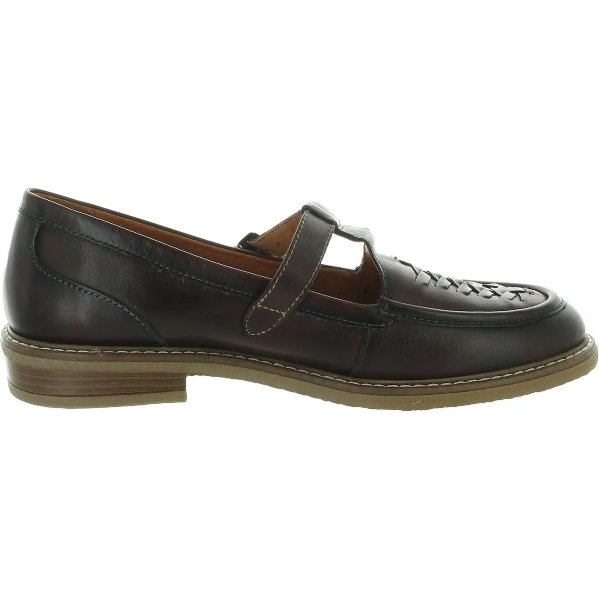 Aldaya W8J Womens Buckle Leather Loafers
