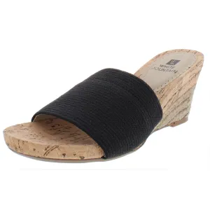 Aleah Womens Cork Espadrille Wedge Sandals