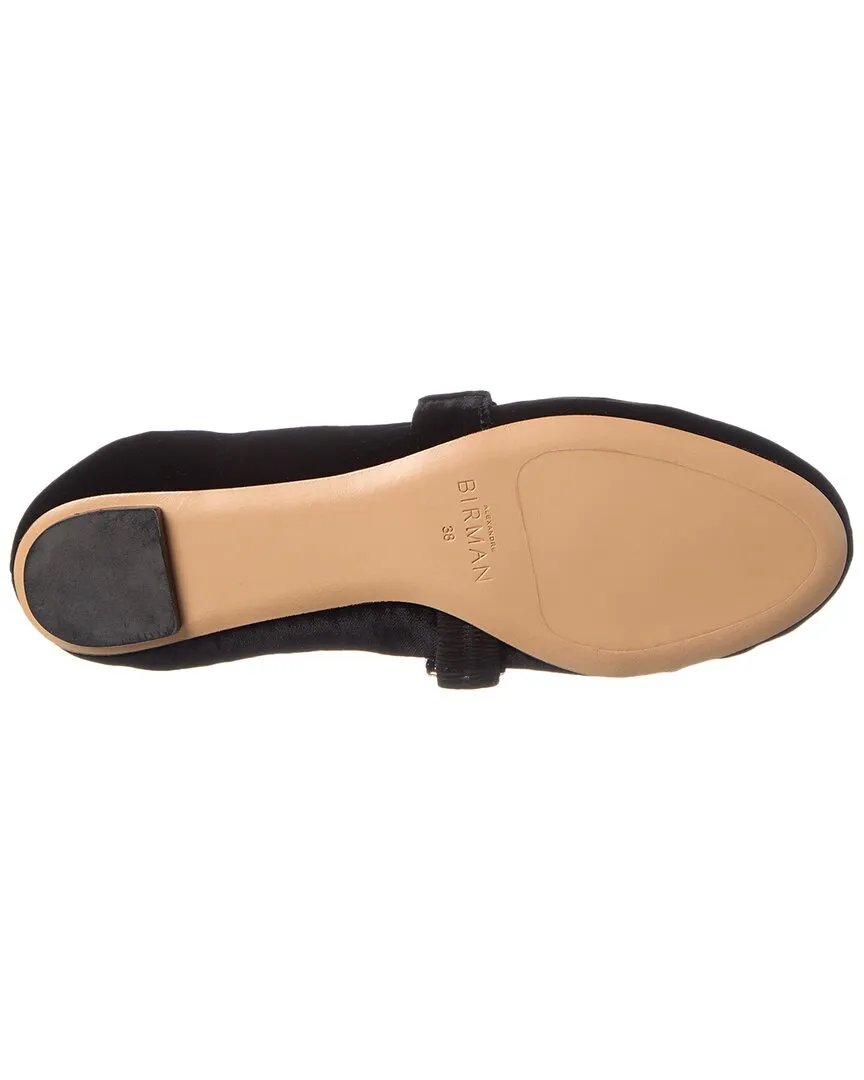 Alexandre Birman Camila Velvet Ballerina Flat
