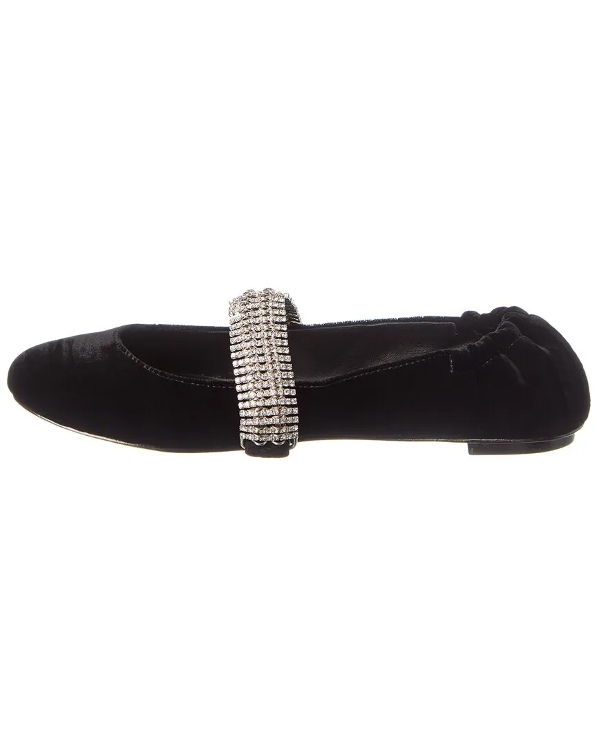 Alexandre Birman Camila Velvet Ballerina Flat