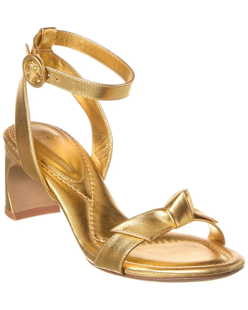 Alexandre Birman Clarita Bar Heel 60 Leather Sandal