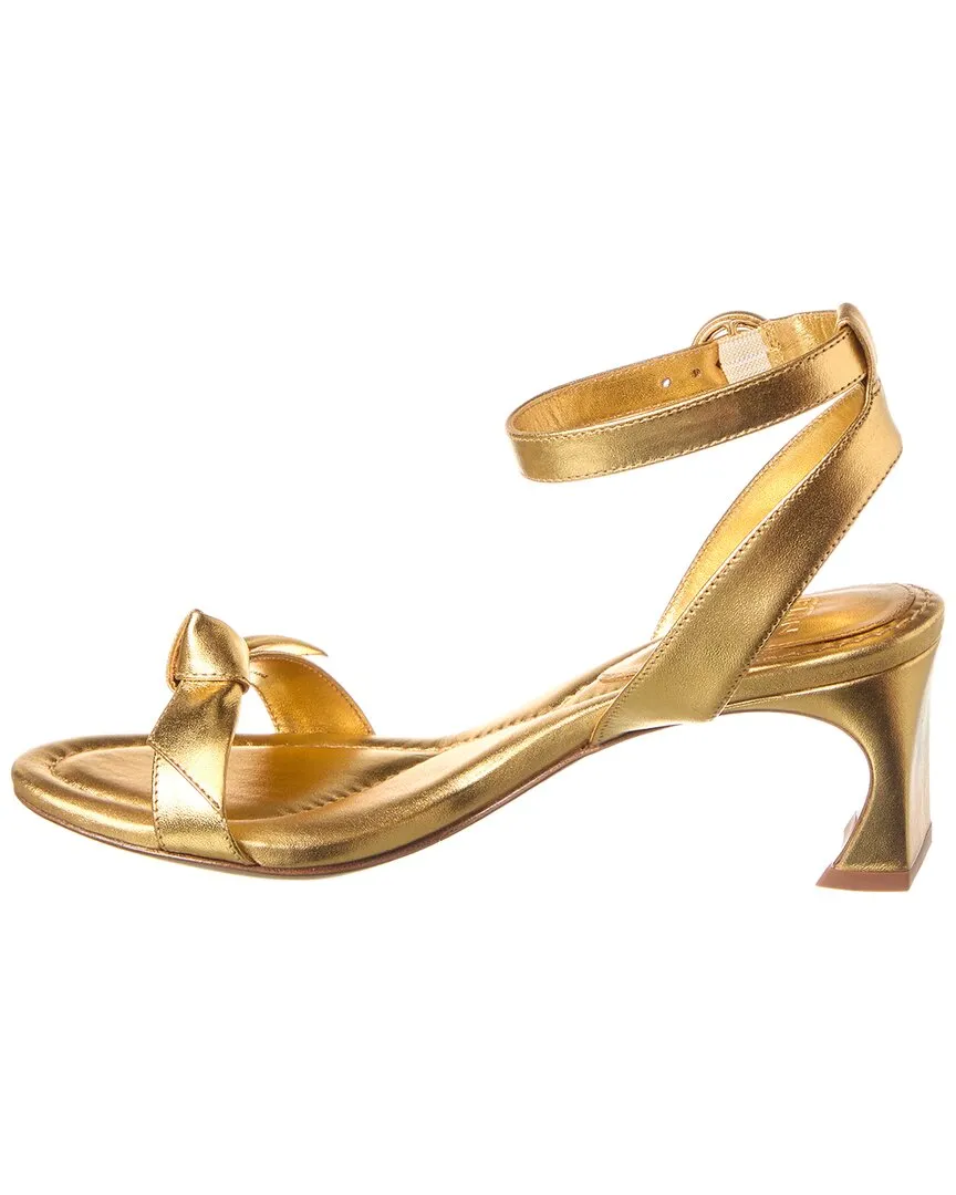 Alexandre Birman Clarita Bar Heel 60 Leather Sandal