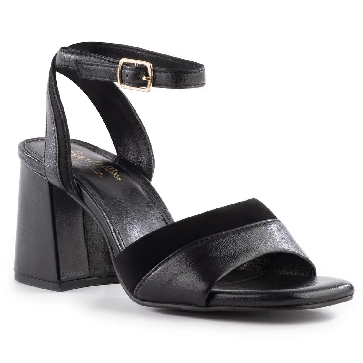 Altar Womens Leather Block Heel