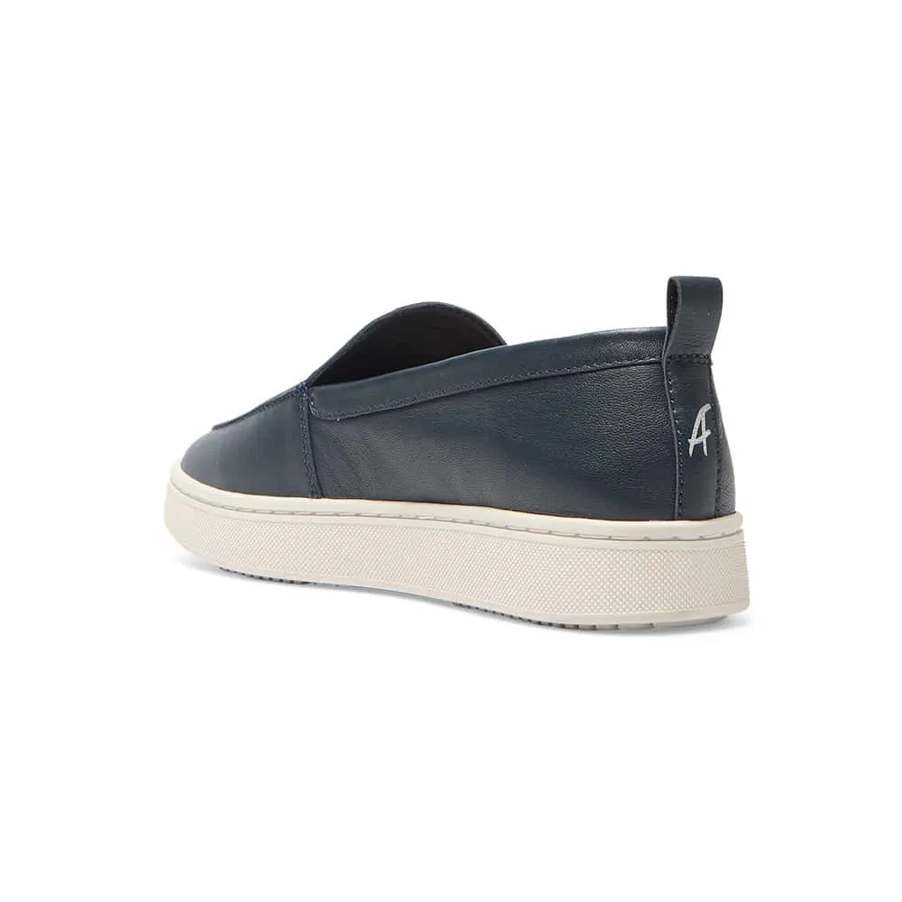 Angus Loafer in Navy Leather