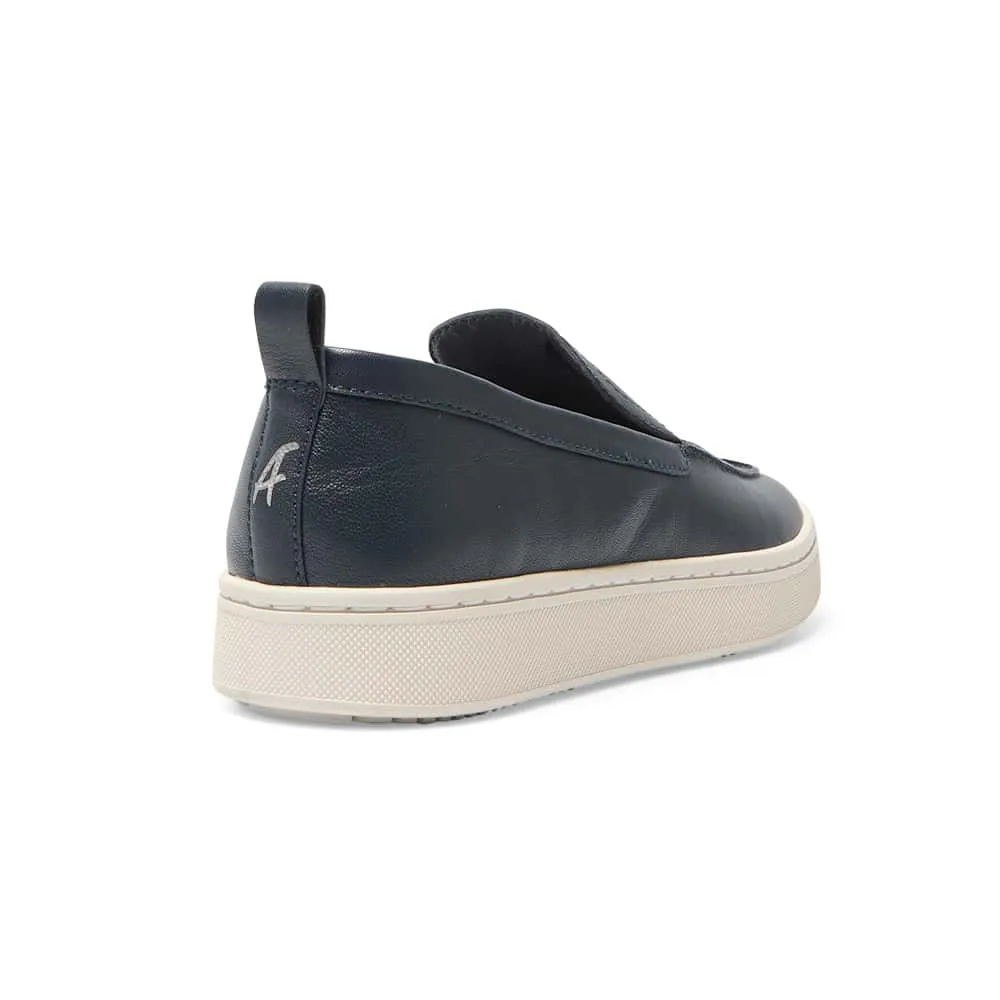 Angus Loafer in Navy Leather