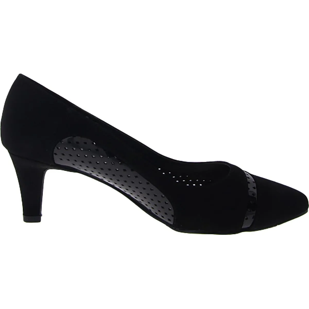 Ansen  Womens Faux Leather Pointed Toe Pumps