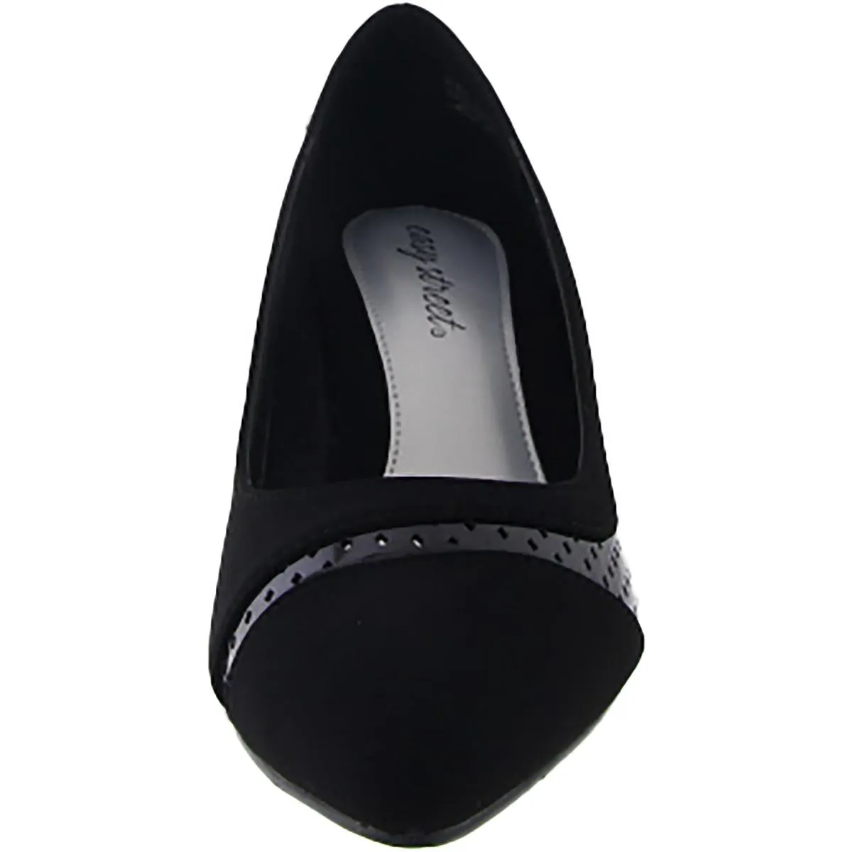 Ansen  Womens Faux Leather Pointed Toe Pumps