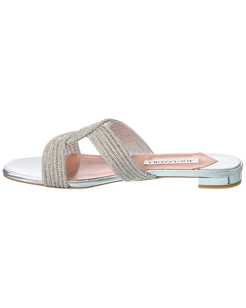 Aquazzura Gatsby Leather Sandal