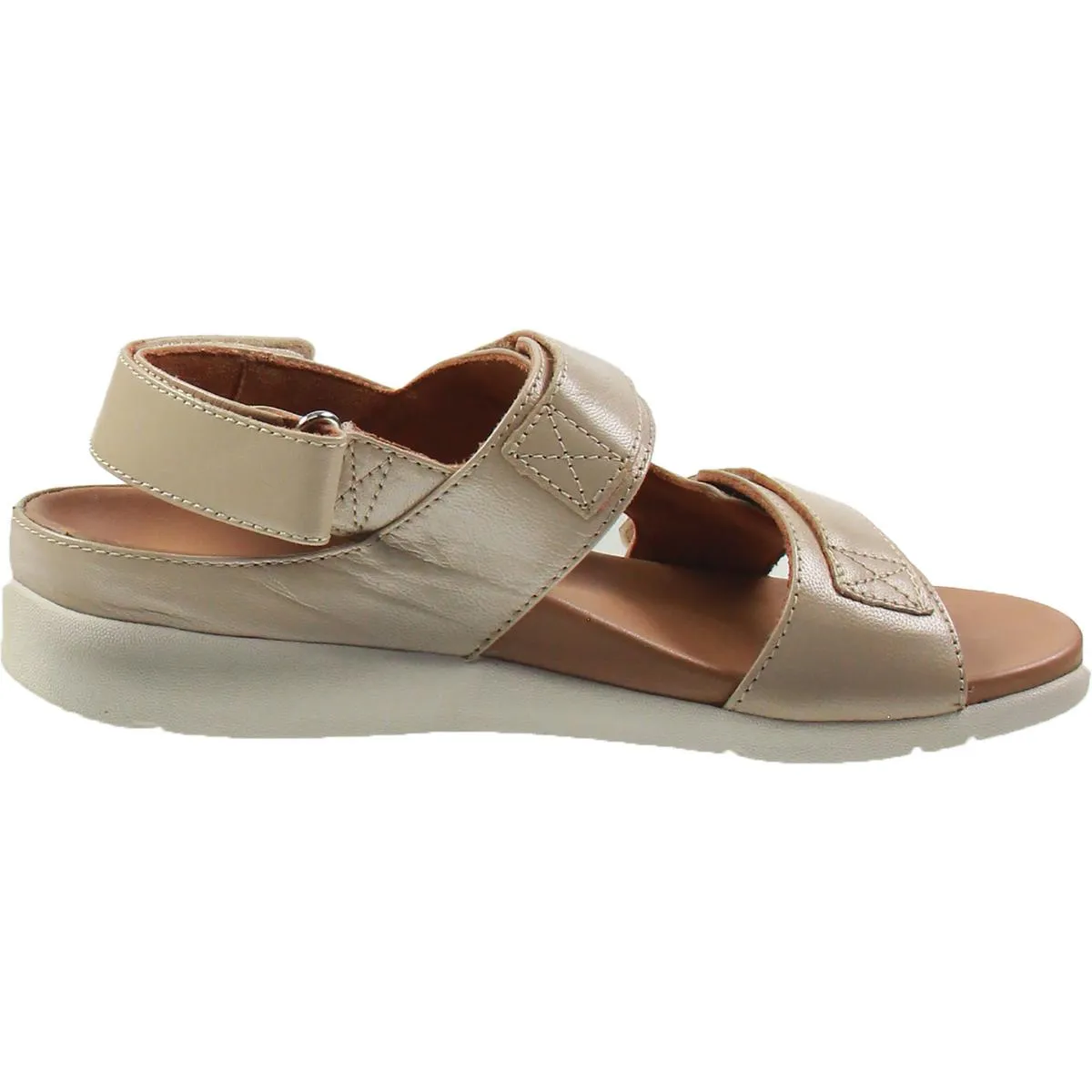 Aruba Womens Adjustable Leather Slingback Sandals
