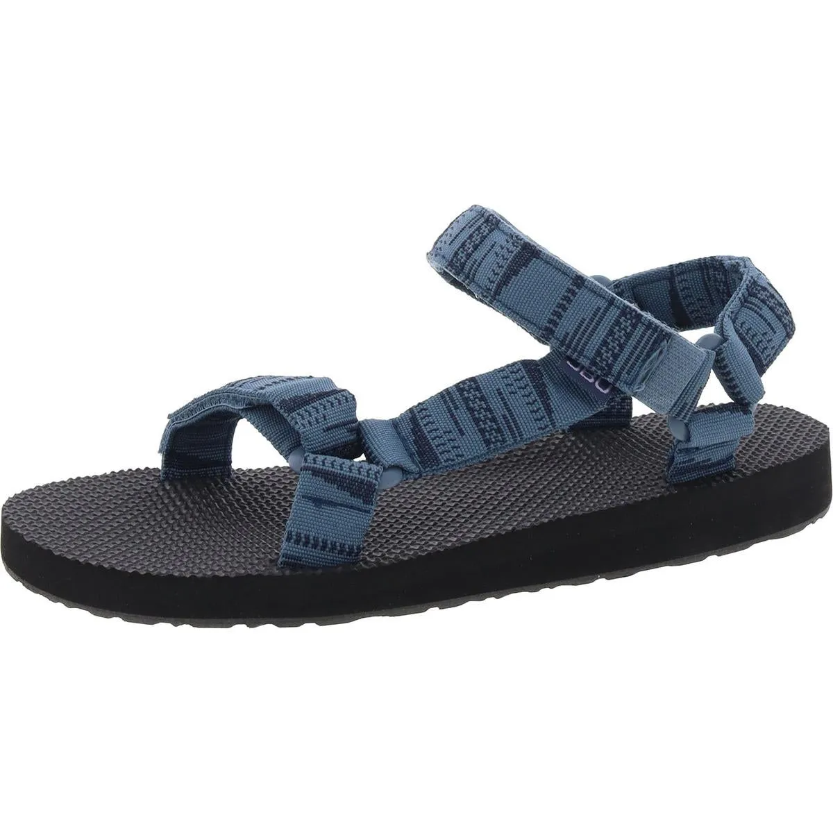 Aruba Womens Textured Adjustable Flatform Sandals