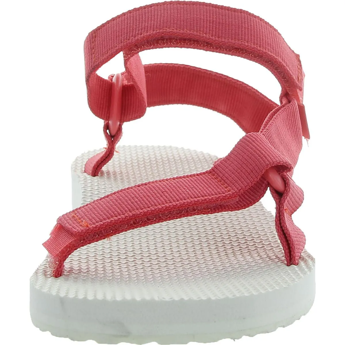 Aruba Womens Textured Adjustable Flatform Sandals