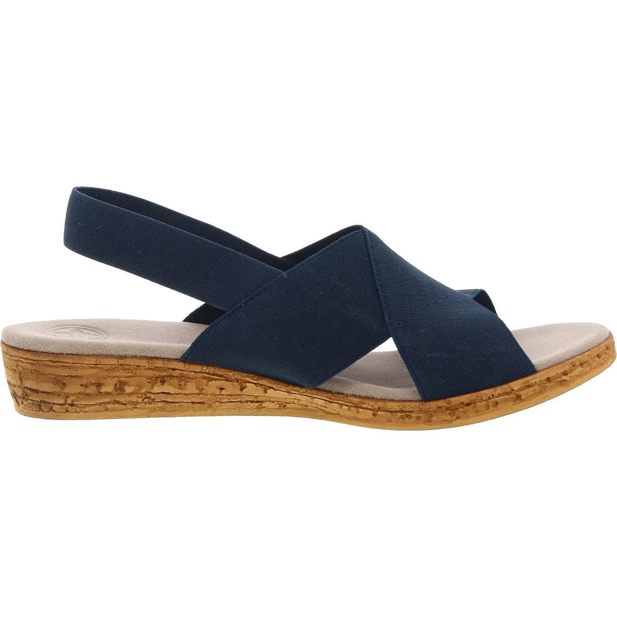 ATLANTIC Womens Cushioned Footbed Stretch Strappy Sandals