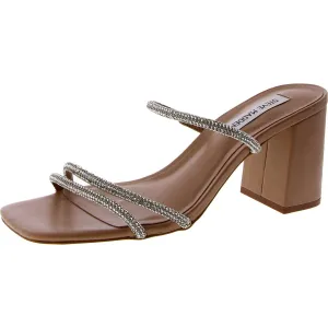 Avani-R Womens Open Toe Slip On Heels