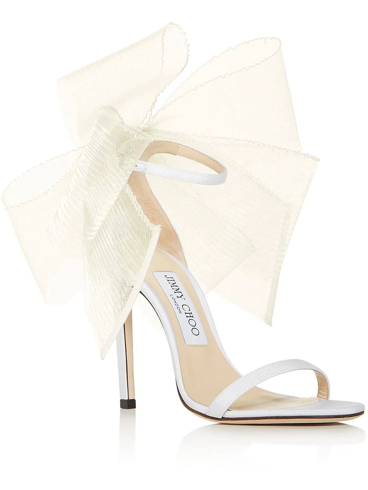 Aveline 100 Womens Bow Ankle Strap Heels