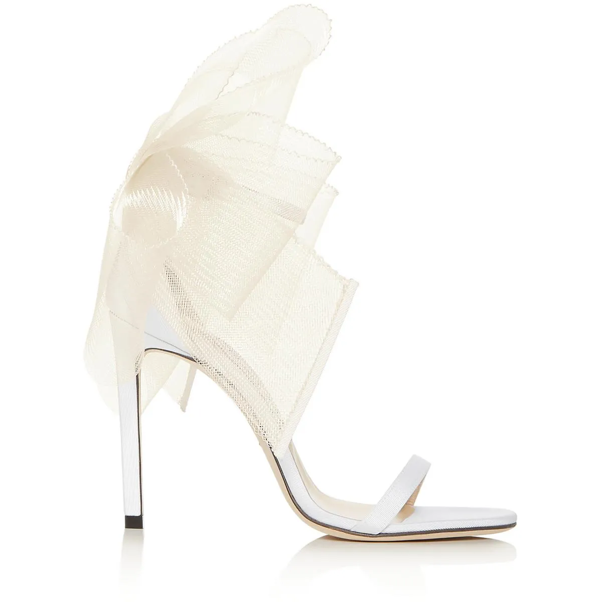 Aveline 100 Womens Bow Ankle Strap Heels