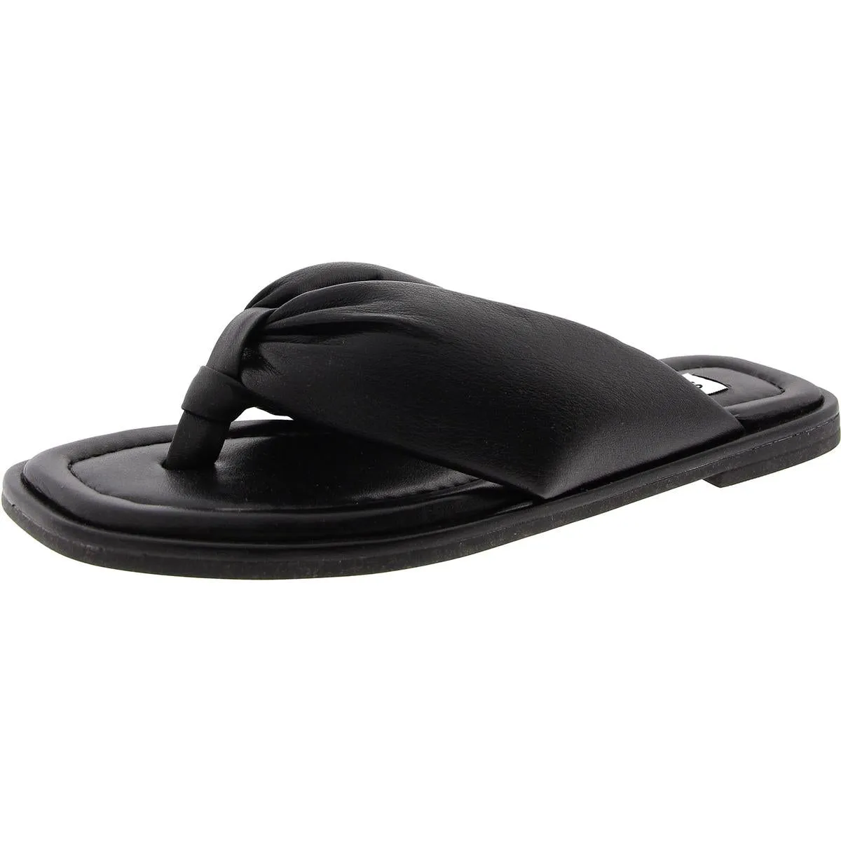 Axe Womens Solid Leather Flip-Flops