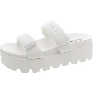 Bail Out Womens Adjustable Slip-On Platform Sandals