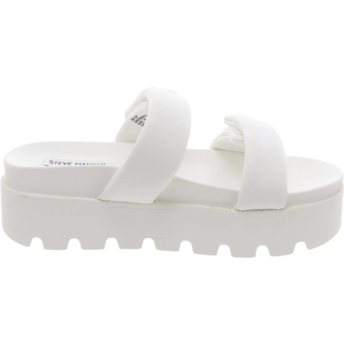 Bail Out Womens Adjustable Slip-On Platform Sandals