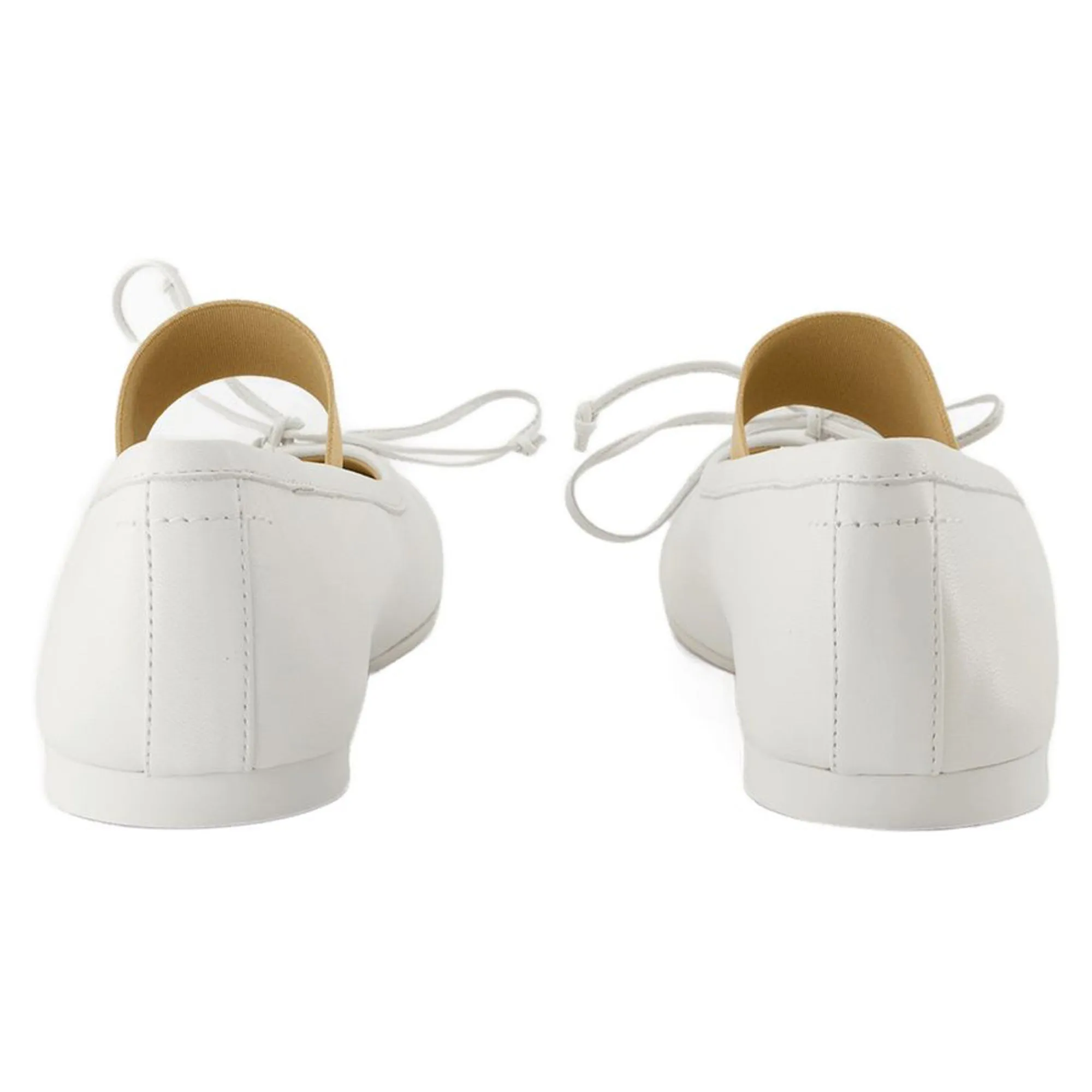 Ballerinas - MM6 Maison Margiela - Leather - White