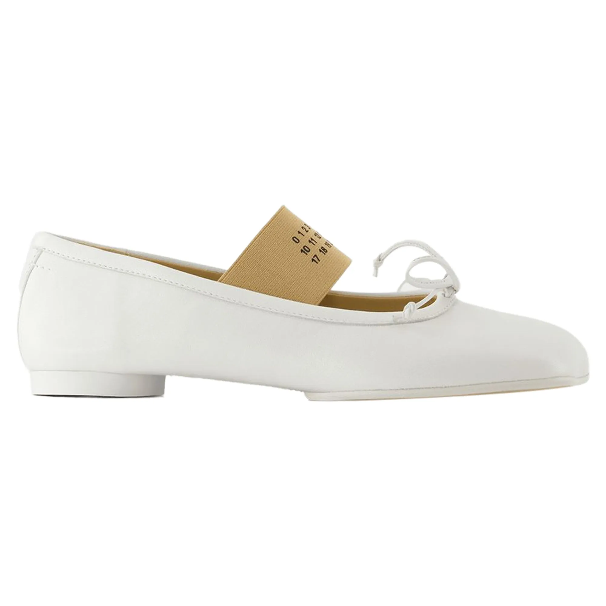 Ballerinas - MM6 Maison Margiela - Leather - White