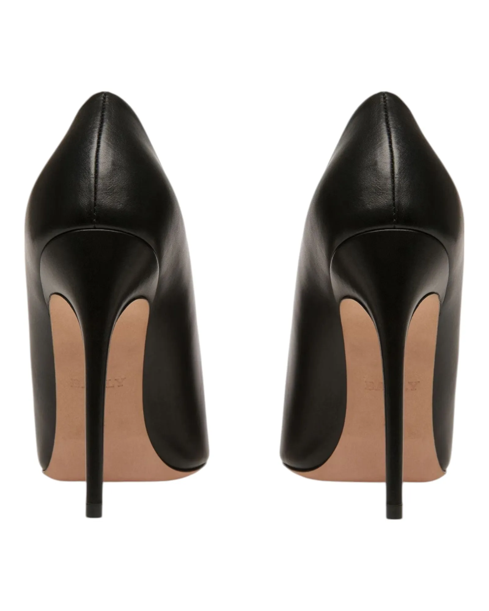 Bally Ninfa 6303037 Ladies Black Calf Plain Leather Pumps