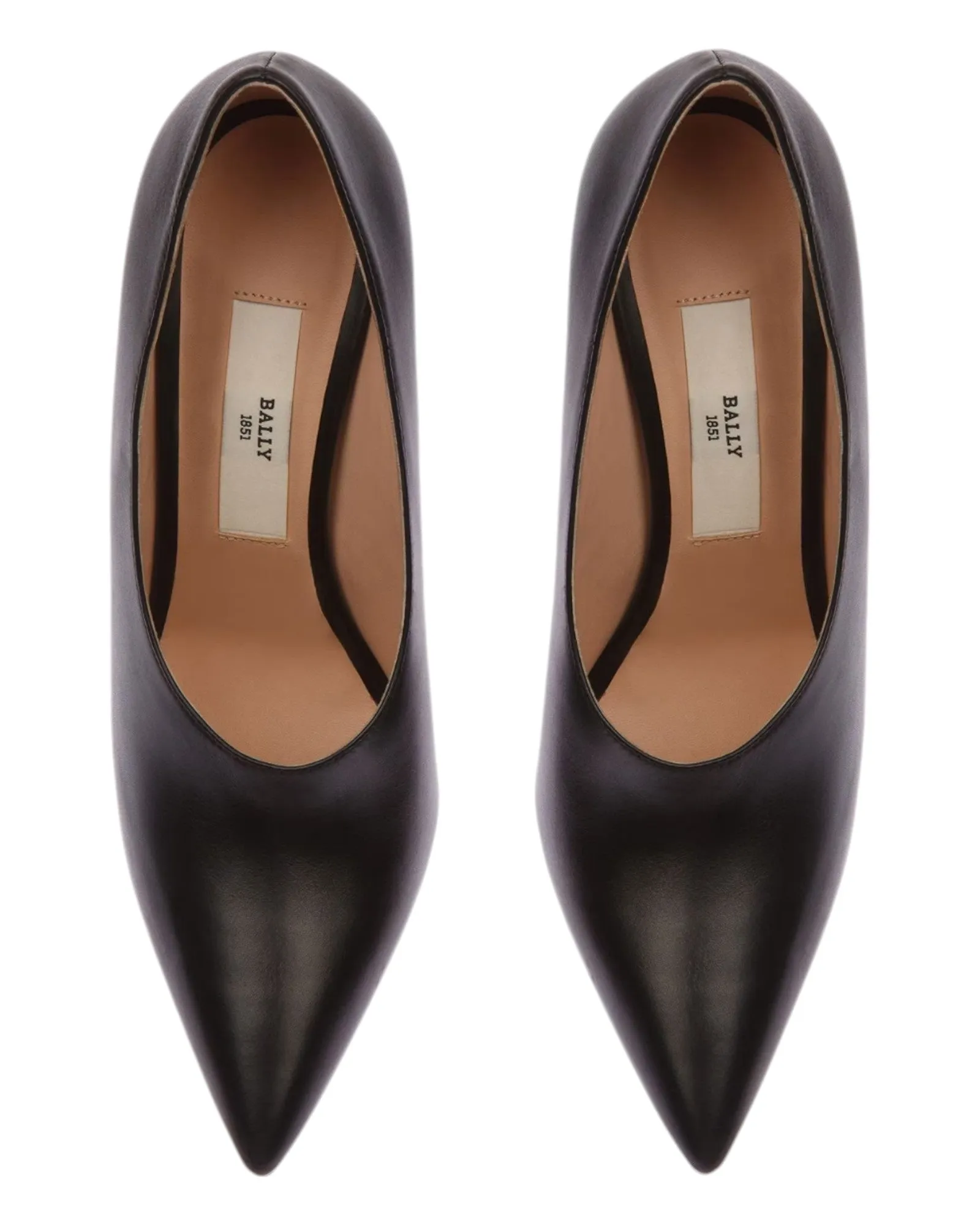Bally Ninfa 6303037 Ladies Black Calf Plain Leather Pumps