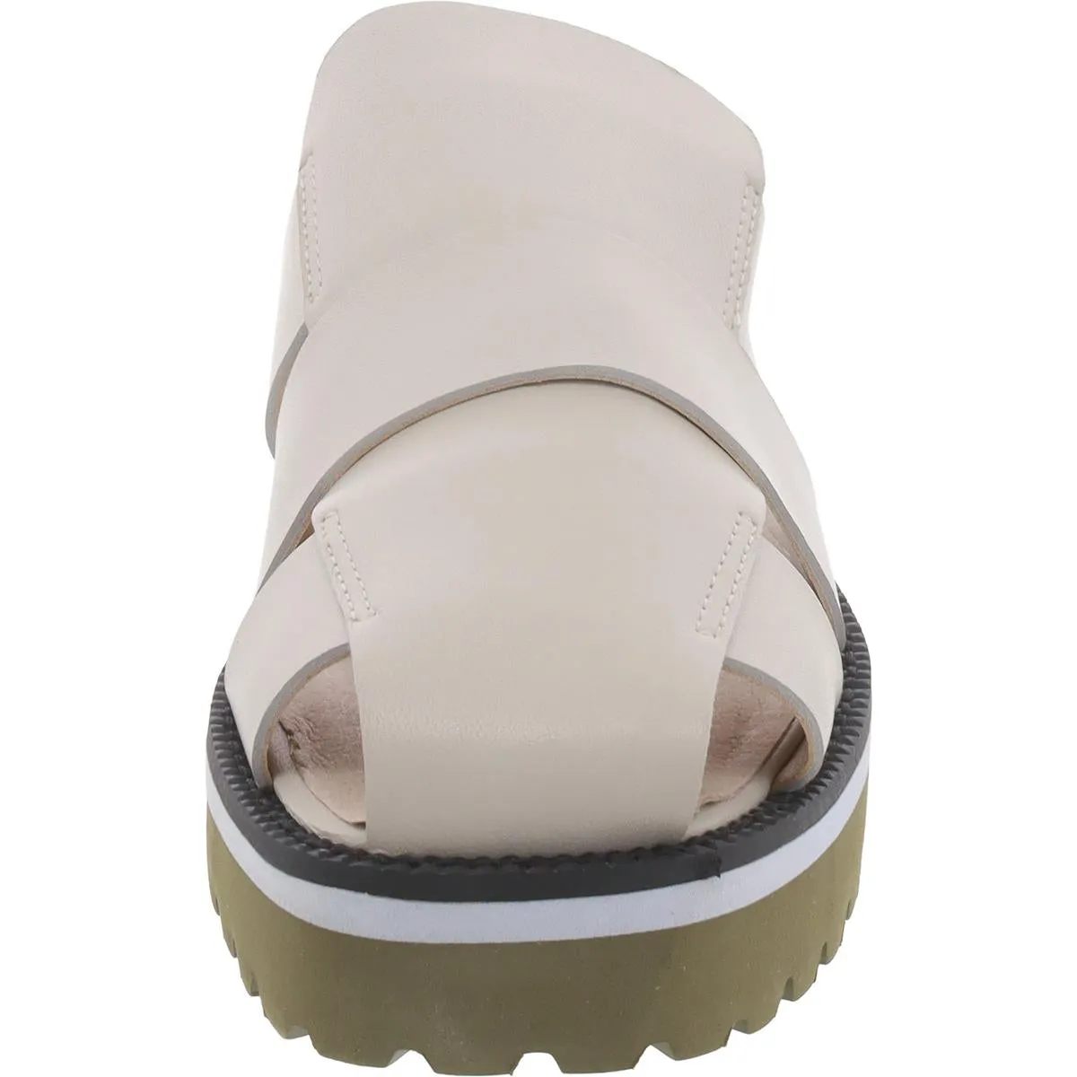 Banded Lugg Mule Womens Leather Mule Mule Sandals