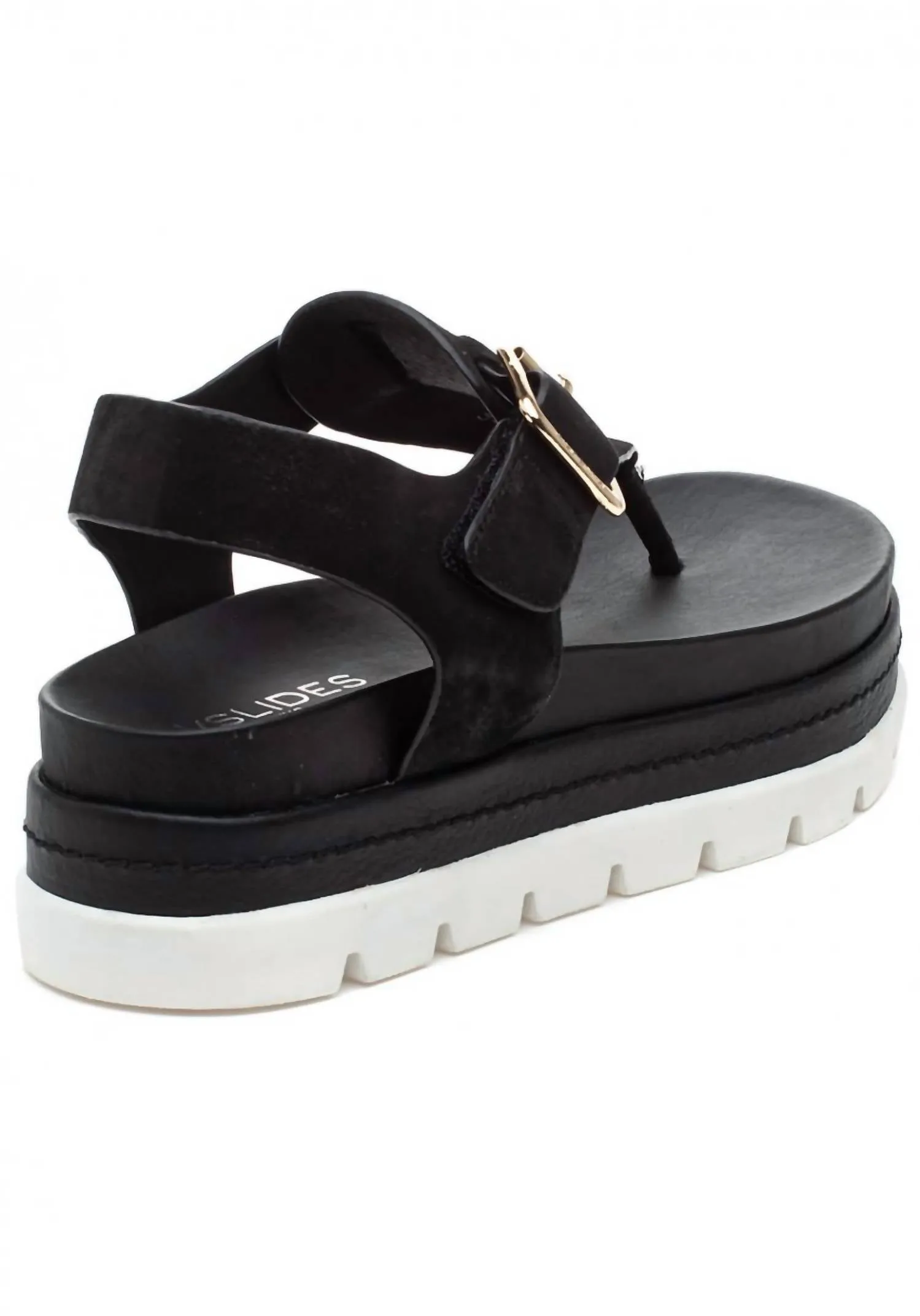 Becky Sandal In Black Leather
