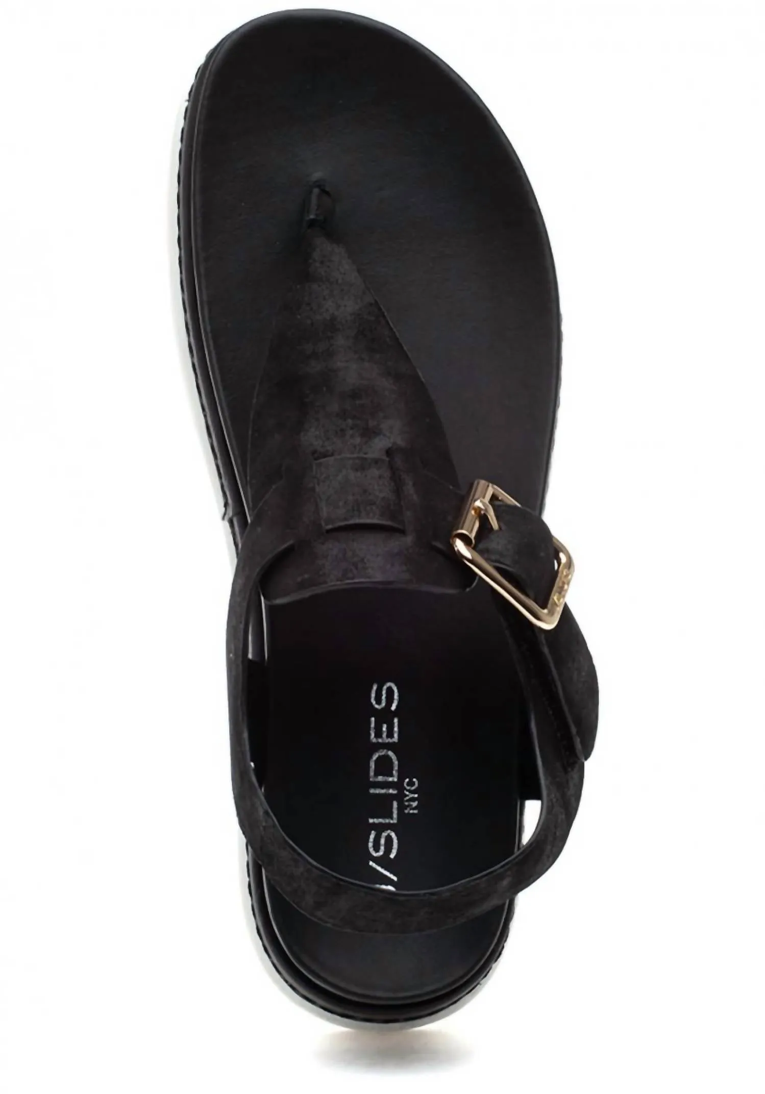 Becky Sandal In Black Leather