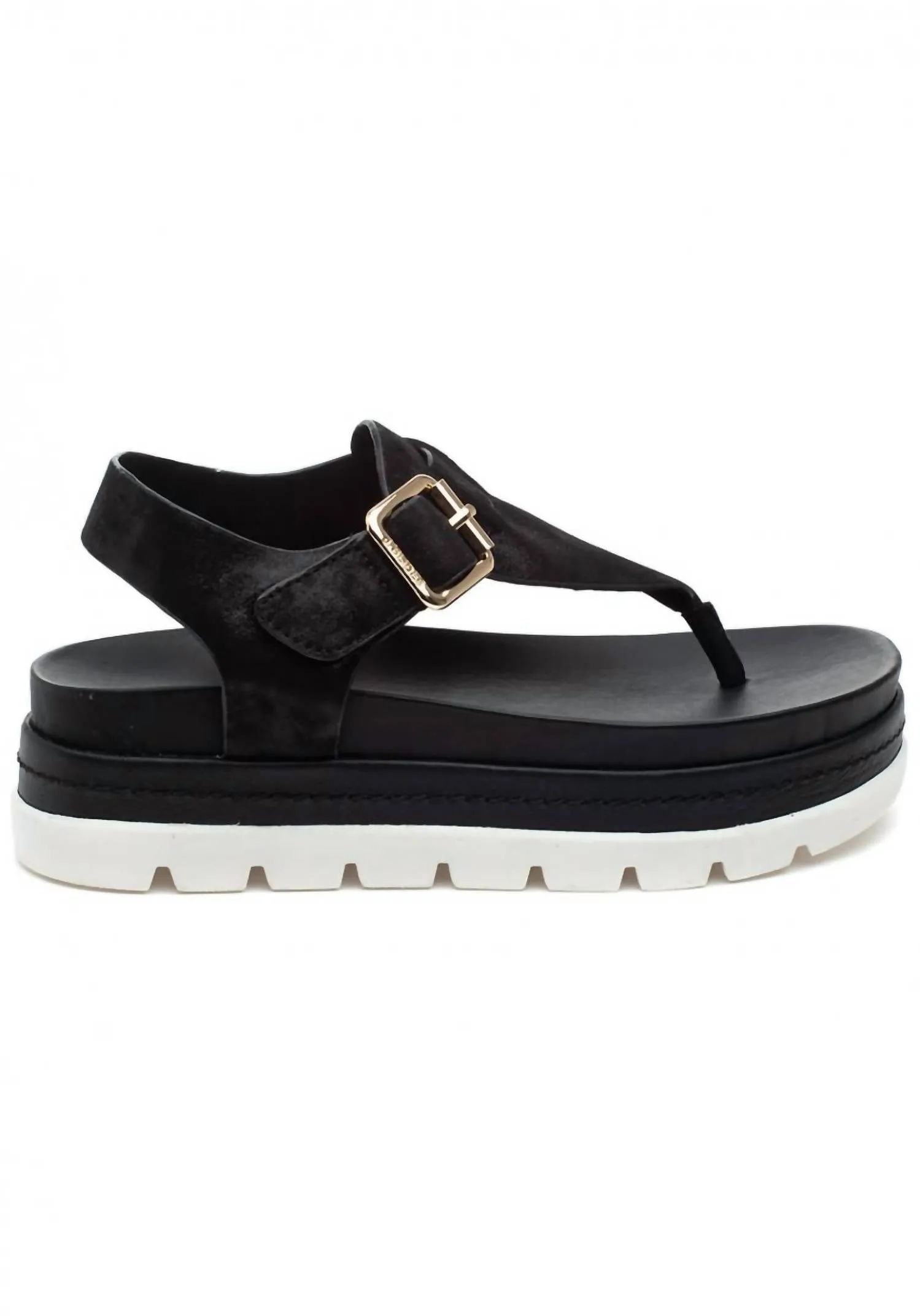 Becky Sandal In Black Leather