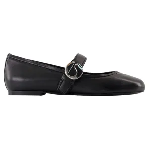 Belt ballerinas - Coperni - Leather - Black