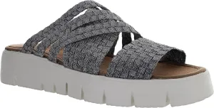 Bernie Mev FX Kate Sandal Women's US 10 Gray Memory Foam Platform Slide KHD379