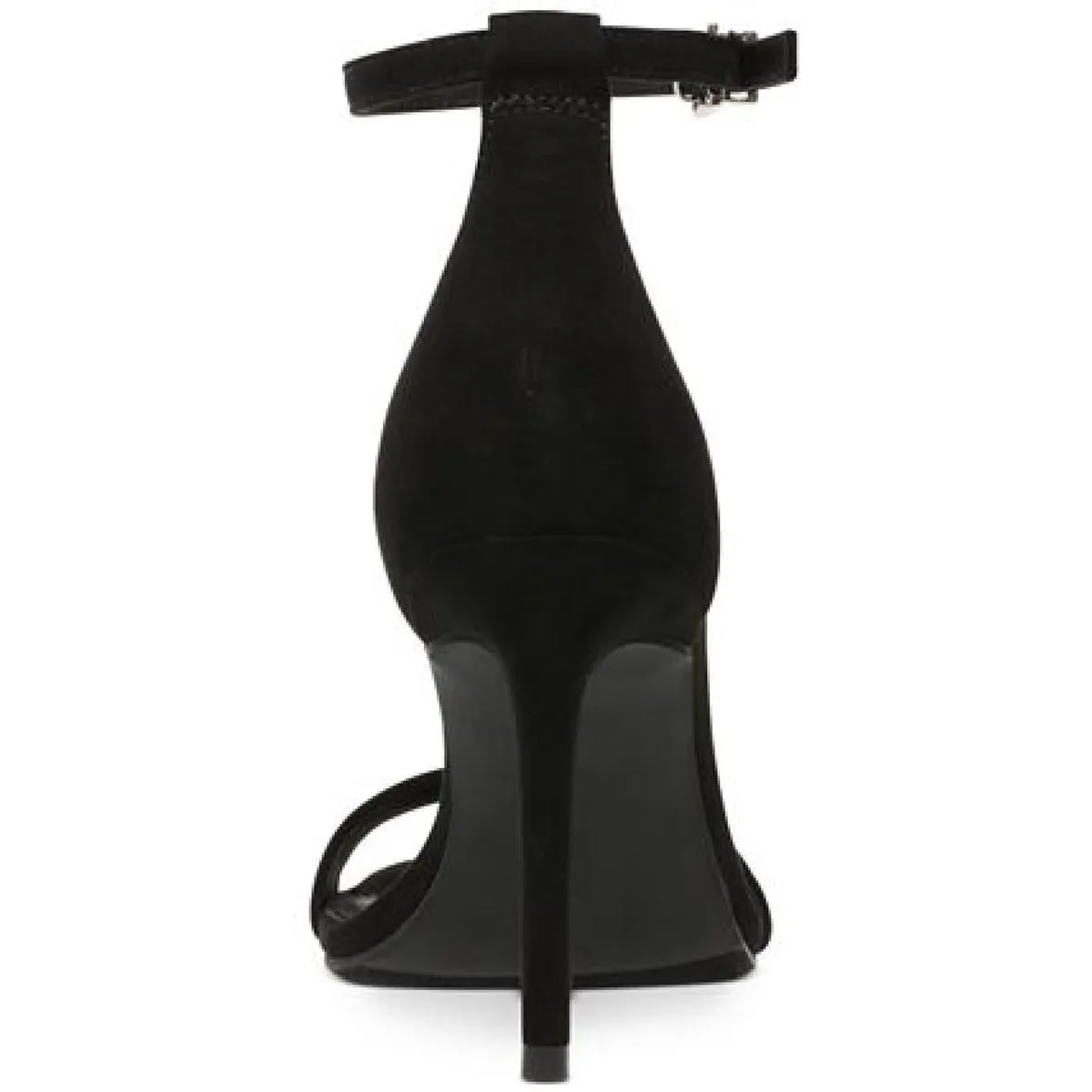 Bethie Womens Faux Suede Square Toe Heels