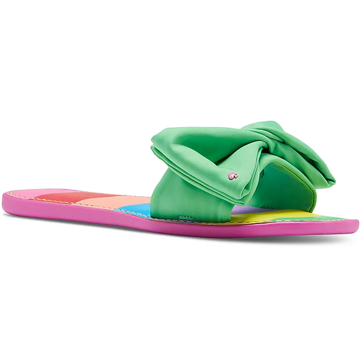 Bikini Womens Bow Slip On Slide Sandals