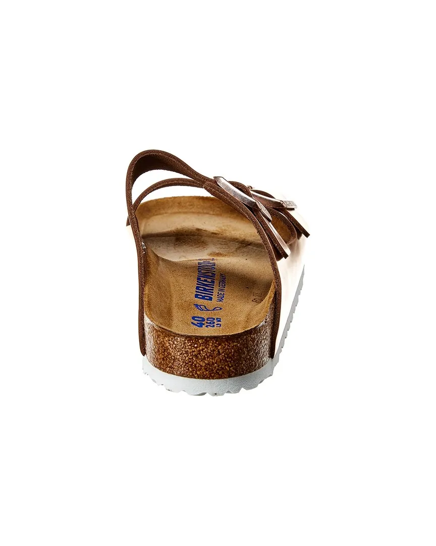 Birkenstock Women's Arizona Soft Footbed Metallic Leather Sandal