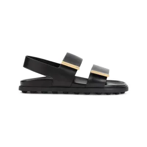 Black Rubber Sandals