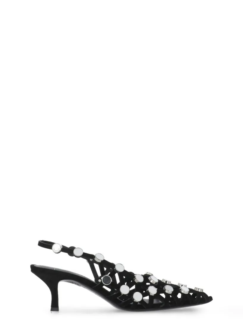 Black Suede Leather Shoes
