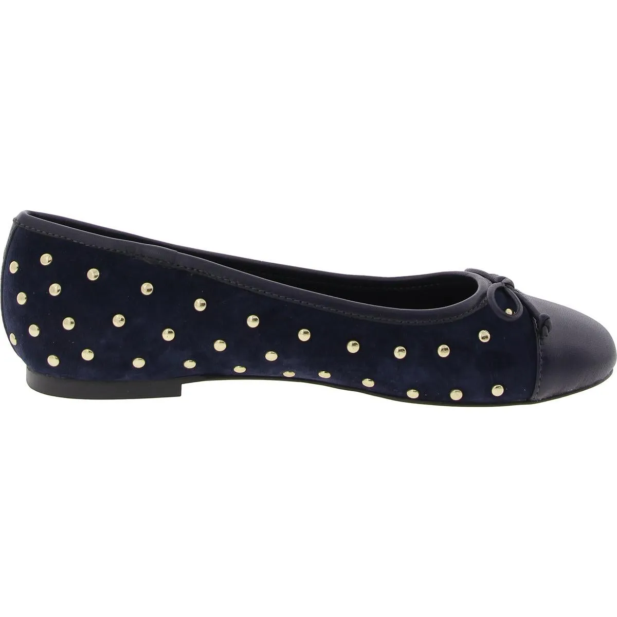 BlairStuds Womens Sequined Manmade Ballet Flats