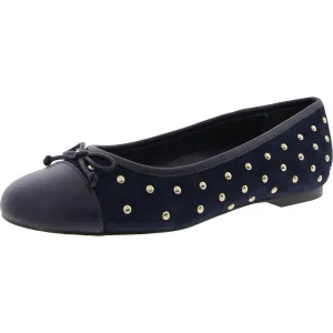BlairStuds Womens Sequined Manmade Ballet Flats